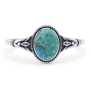 Oval Floral Ring
